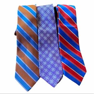 Lot of 3 Cape Cod Neckwear silk ties